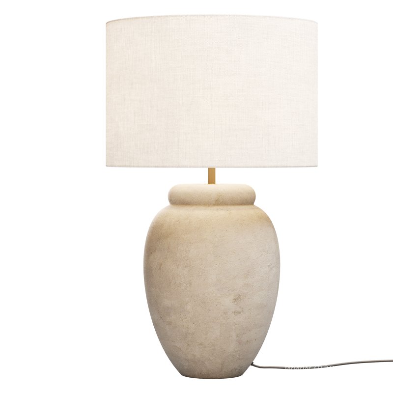 Grote tafellamp Bodhi met keramische voet - Image 10