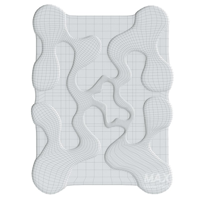 Beige & Yellow Small Oops Rug - Image 2