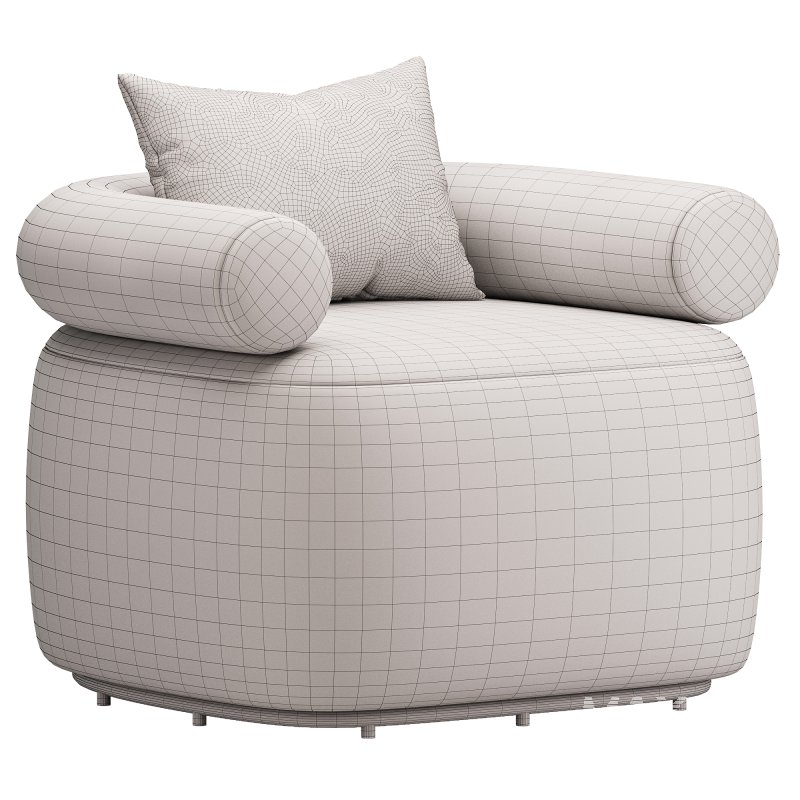 Huggy Swivel Armchair Malibu - Image 5