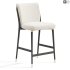 Norrie Forest Green Velvet Dining Counter Stool - Thumbnail 5