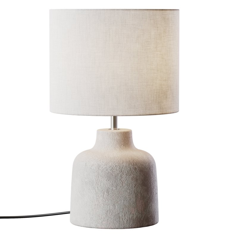 Handgemaakte tafellamp Ike betonnen voet - Image 3