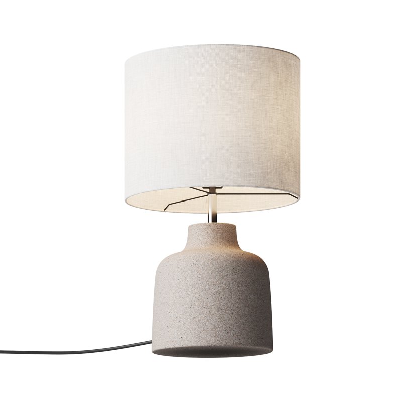 Handgemaakte tafellamp Ike betonnen voet - Image 9