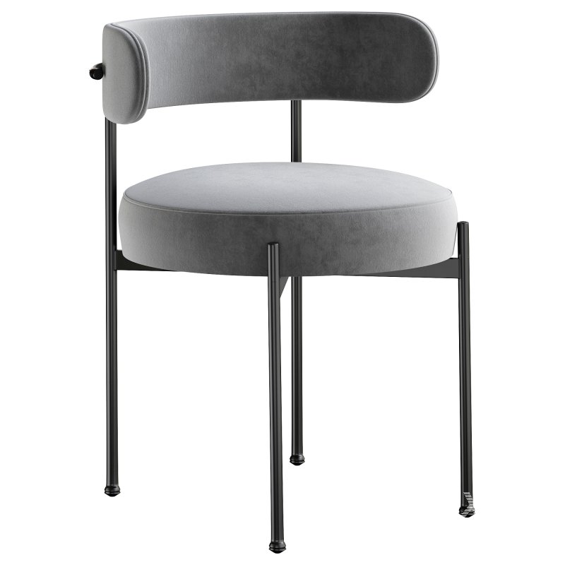 Inesse Boucle Ivory Dining Chair - Image 1