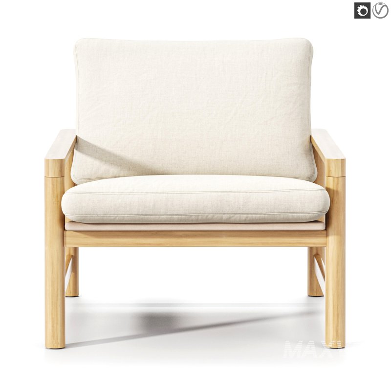 Troubadour Fabric Armchair - Image 4