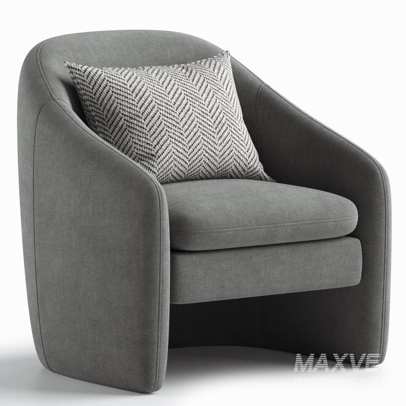 Bajram Upholstered Armchair - Image 2