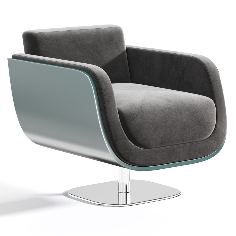 PLUME SWIVEL ARMCHAIR - Image 6