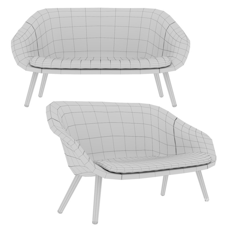 Sofa ABOUT A LOUNGE by Hay - Image 4