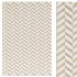 Herringbone Rug White - Thumbnail 1