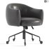 Ellessi Peppered Grey Boucle Swivel Office Chair - Thumbnail 3