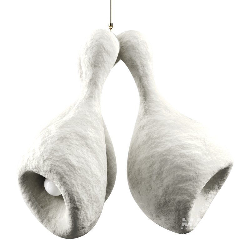 Unique hanging illuminated sculpture - Image 3