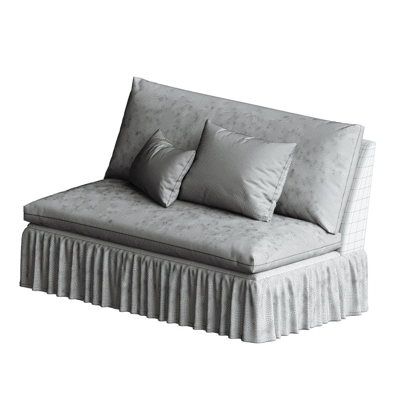 Thelma Settee, Linen - Image 4