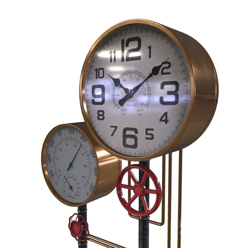 pipe wall clock - Image 6