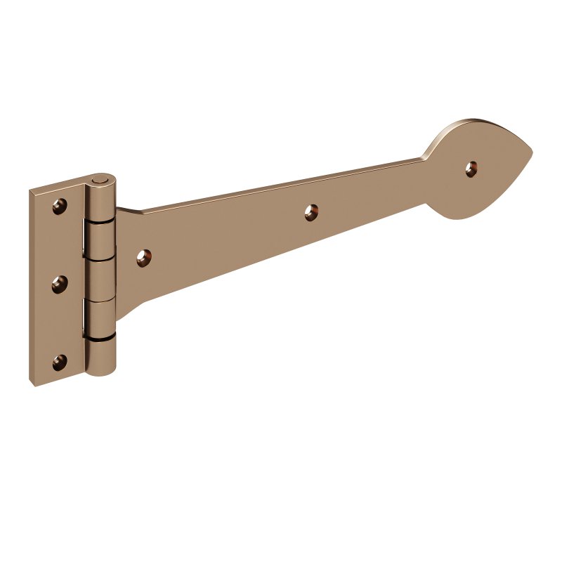 Black Wrought Iron Door Strap - Image 10