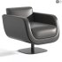 PLUME SWIVEL ARMCHAIR - Thumbnail 1