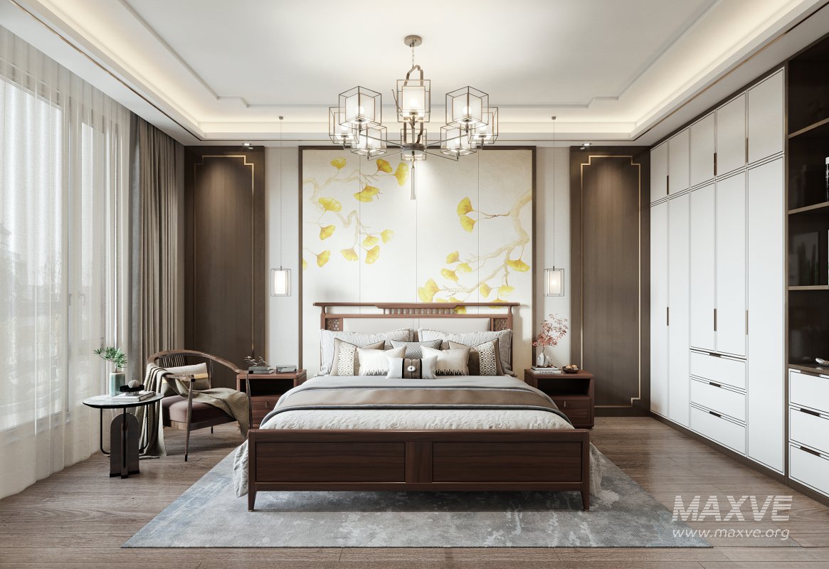 chinese living room dining room bedroom - Image 4