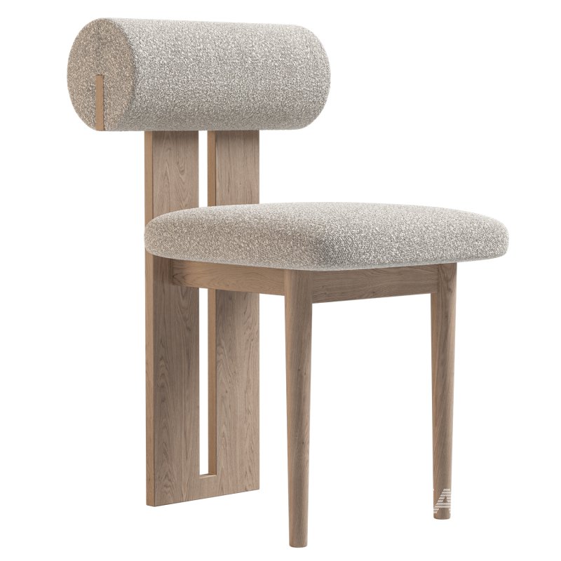 HIPPO CHAIR BOUCLÉ UPHOLSTERY - Image 4