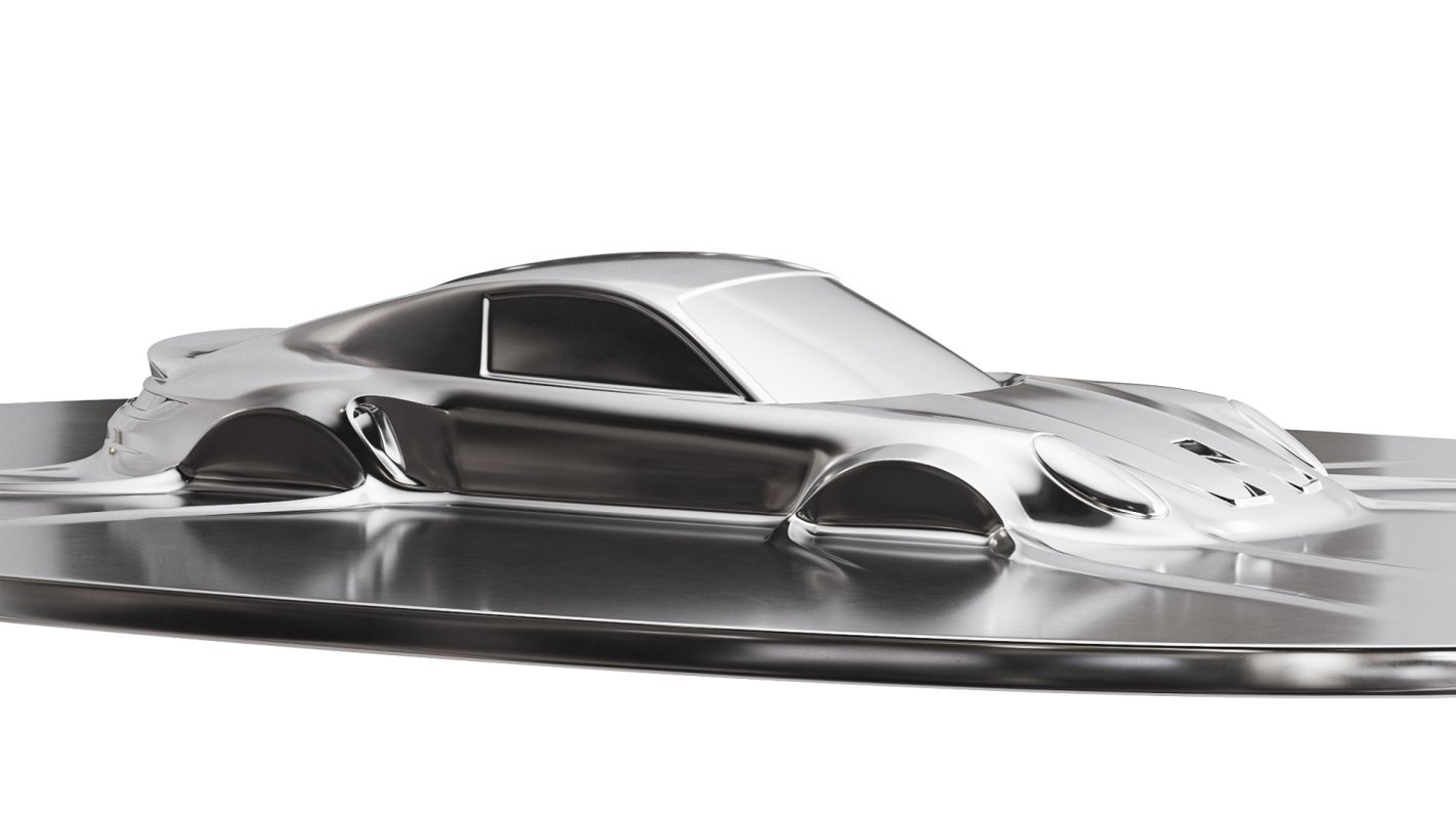 Porsche 911 GTS wall sculpture - Image 3