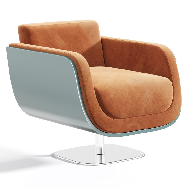 PLUME SWIVEL ARMCHAIR - Image 3