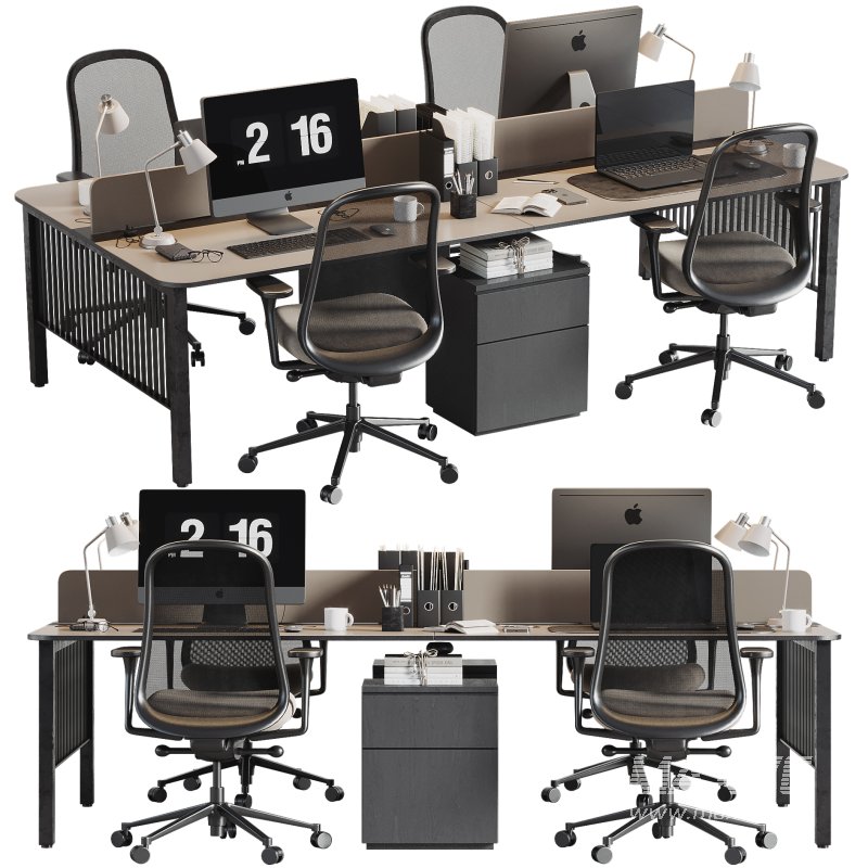 Employee Set Office Furniture 17 - Image 2