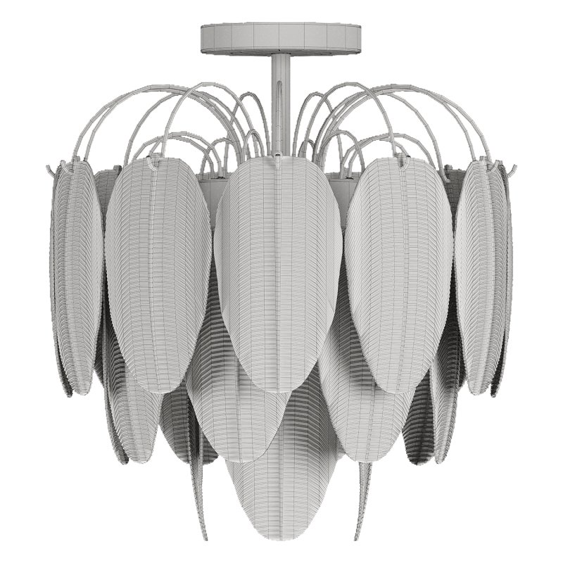 Alessia 4-Light Semi-Flush Mount - Image 3