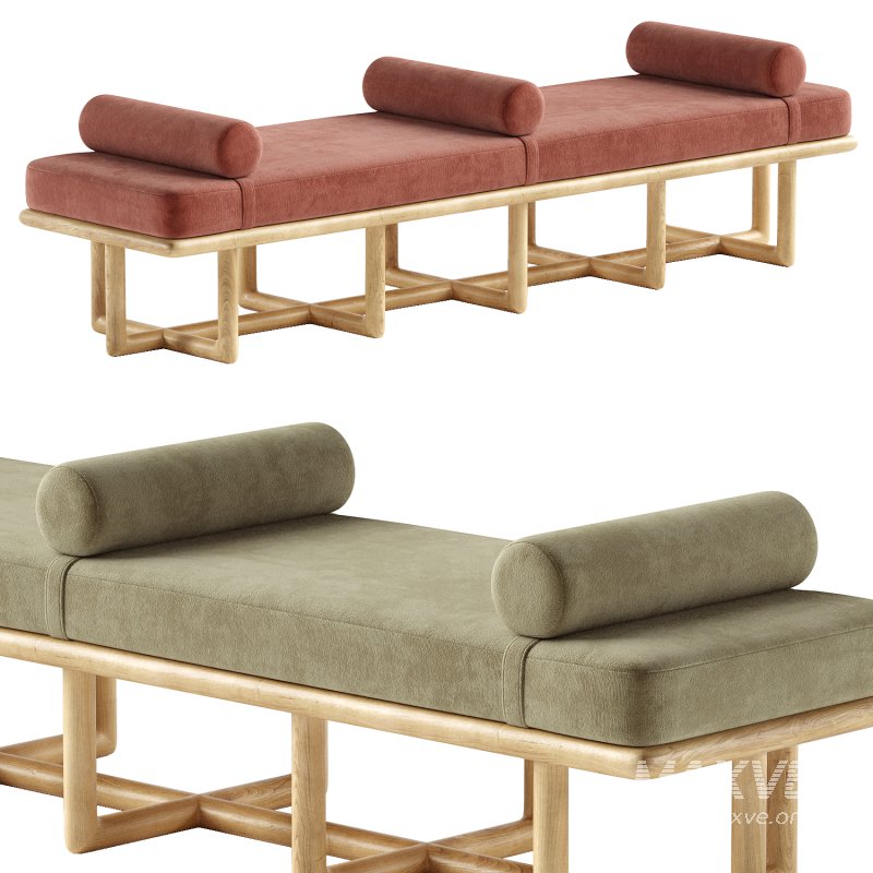 Lentre deux Long ottoman - Image 1