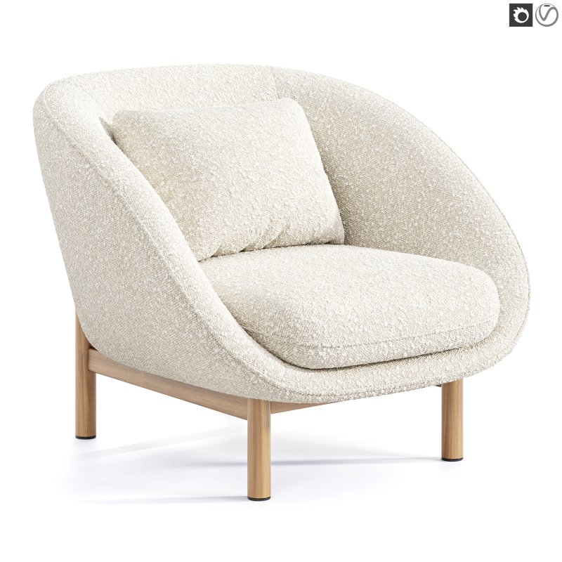 Portobello Fabric Armchair - Image 1