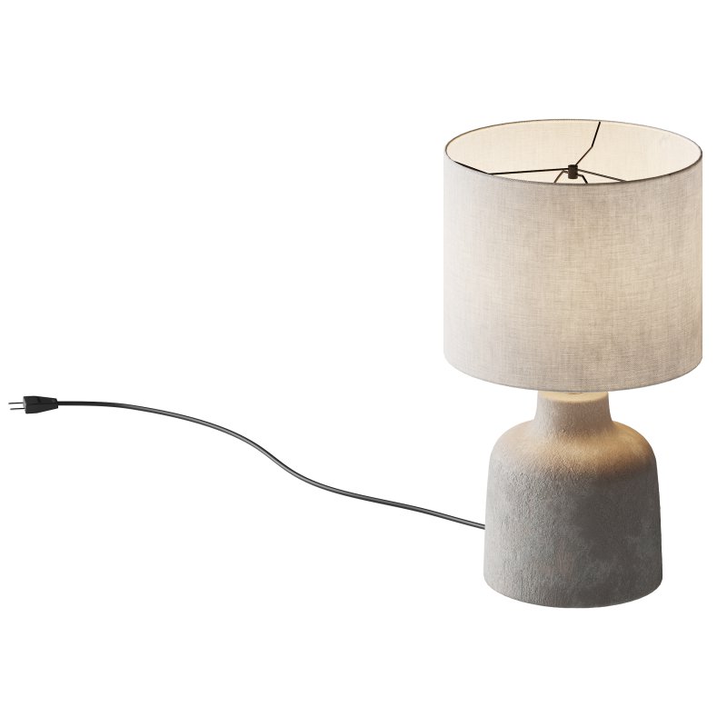 Handgemaakte tafellamp Ike betonnen voet - Image 7