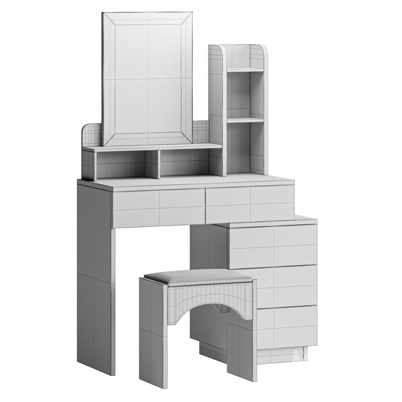 Coiffeuse Morilus avec armoire reglable - Image 14