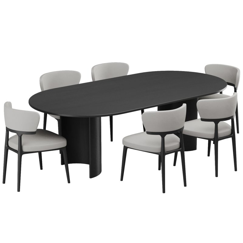 Dinning chair and table240 - Image 3