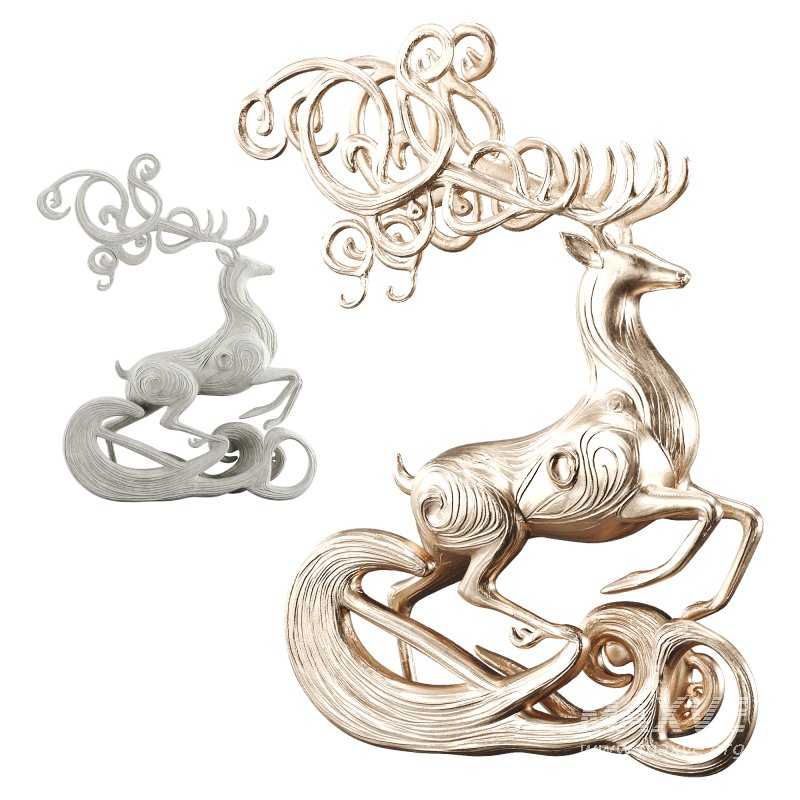 Deer Statues - Image 1