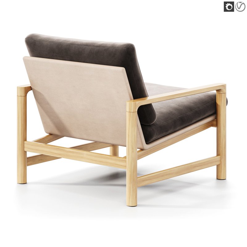 Troubadour Fabric Armchair - Image 1