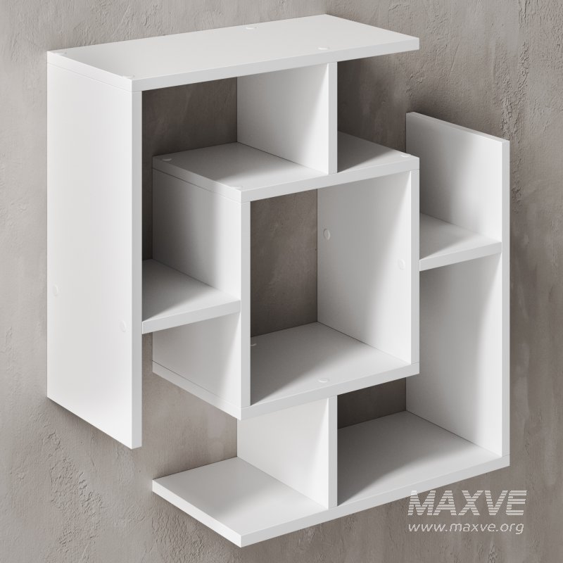White wall shelf FunnY ElePHanT Cube - Image 3