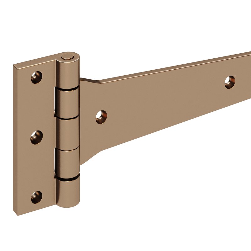 Black Wrought Iron Door Strap - Image 11