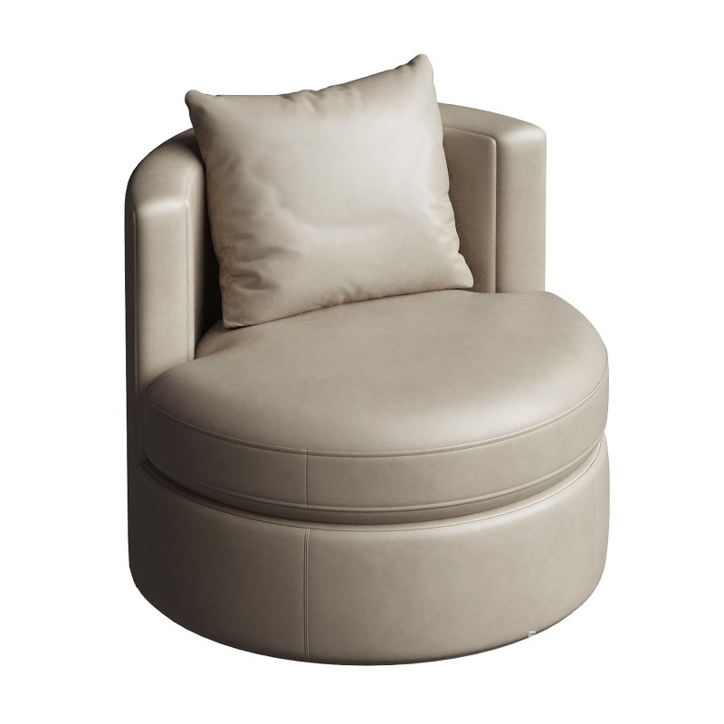 Balboa Leather Swivel Chair - Image 5