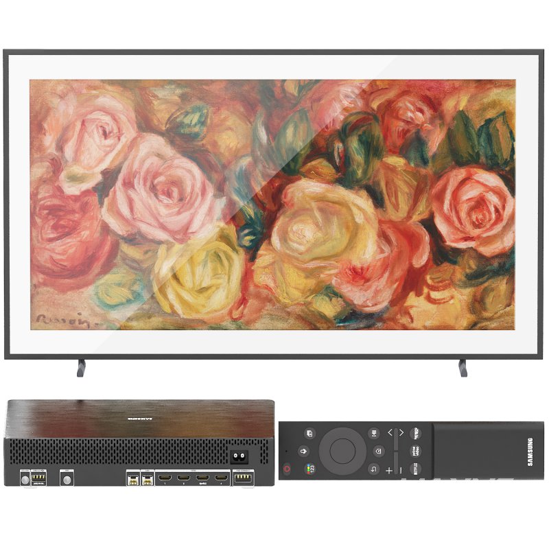 Samsung smart TV frame is03d with remote and connect box - Image 2