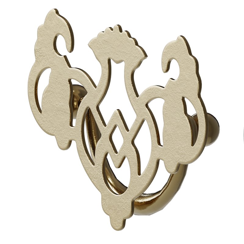 Chippendale Bail Pull Bright Solid Brass - Image 10