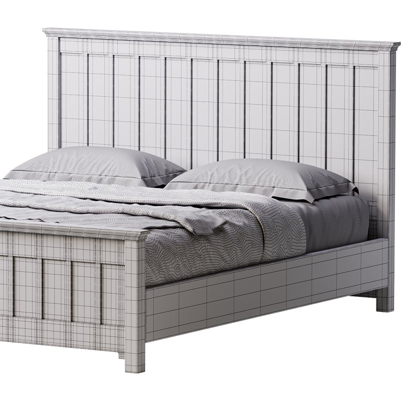 Solid Color Wood Bed - Image 15