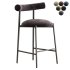 Chairs More Pampa SG 65 Low Green & Black Stool by Studio Pastina - Thumbnail 6