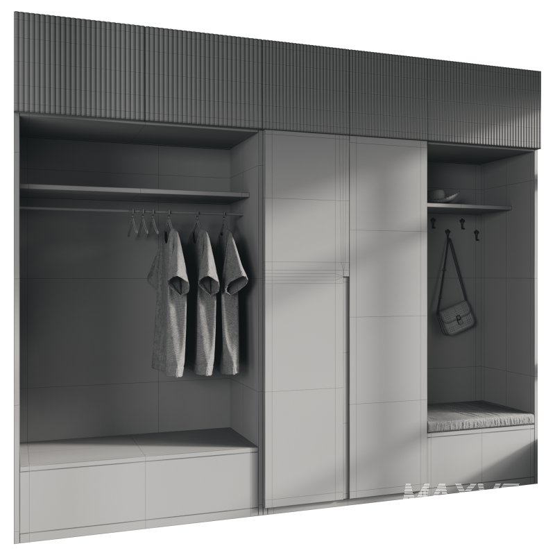 Hallway area with a minimalistic hanger - Image 14