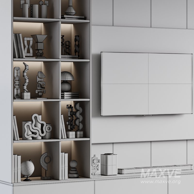 Modern TV Wall 039 - Image 15