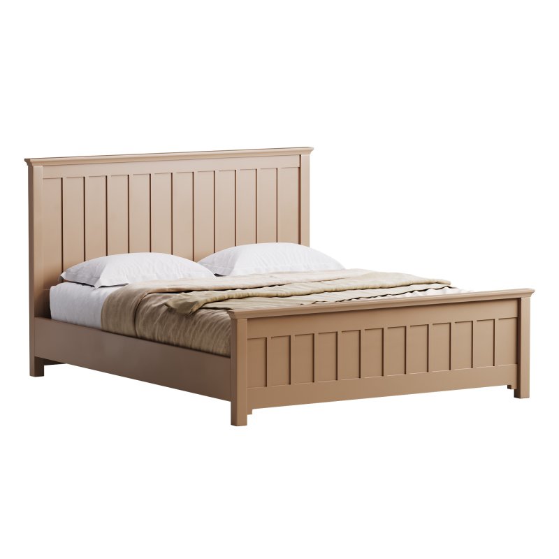 Solid Color Wood Bed - Image 2