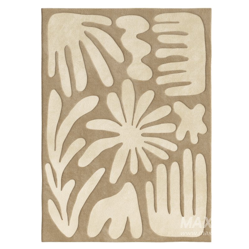 Tann Textured Abstract Rug - Image 2