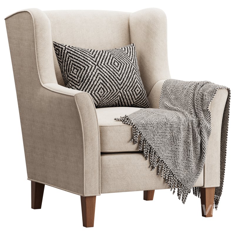 Ottoman Biscuit Armchair - Image 3