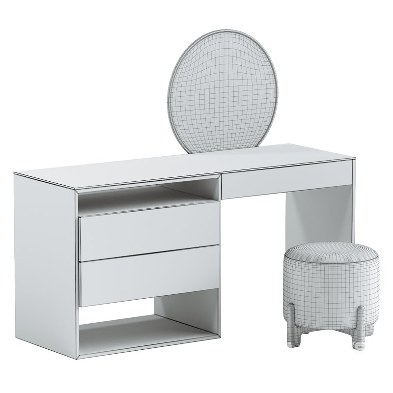 CLIO DRESSING TABLE & GORDON pouf - Image 4