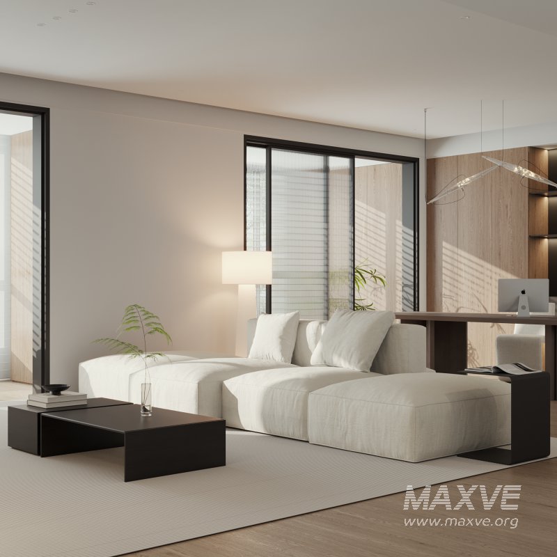 Italian Minimalist Living Room - Image 1