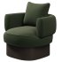 Mallow Armchair – Sage Green Velvet - Thumbnail 1