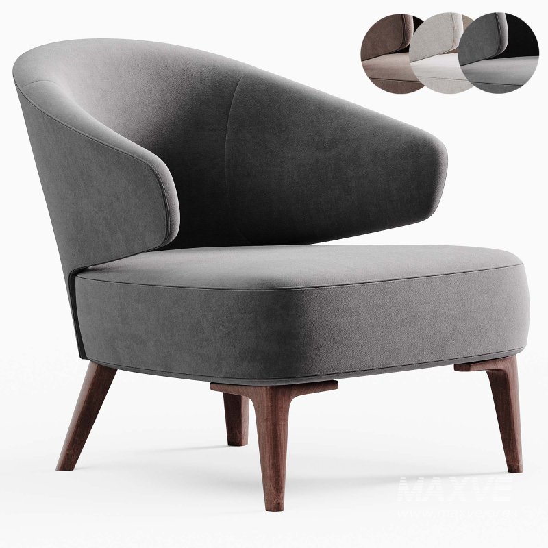 Aston Armchair By Minotti - Image 2