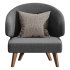 Aston Gray Chair - Thumbnail 7