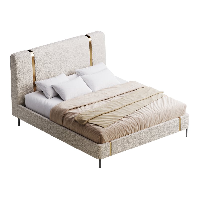 Solid Color Sponge Rectangle Natural Pallet Bed - Image 3