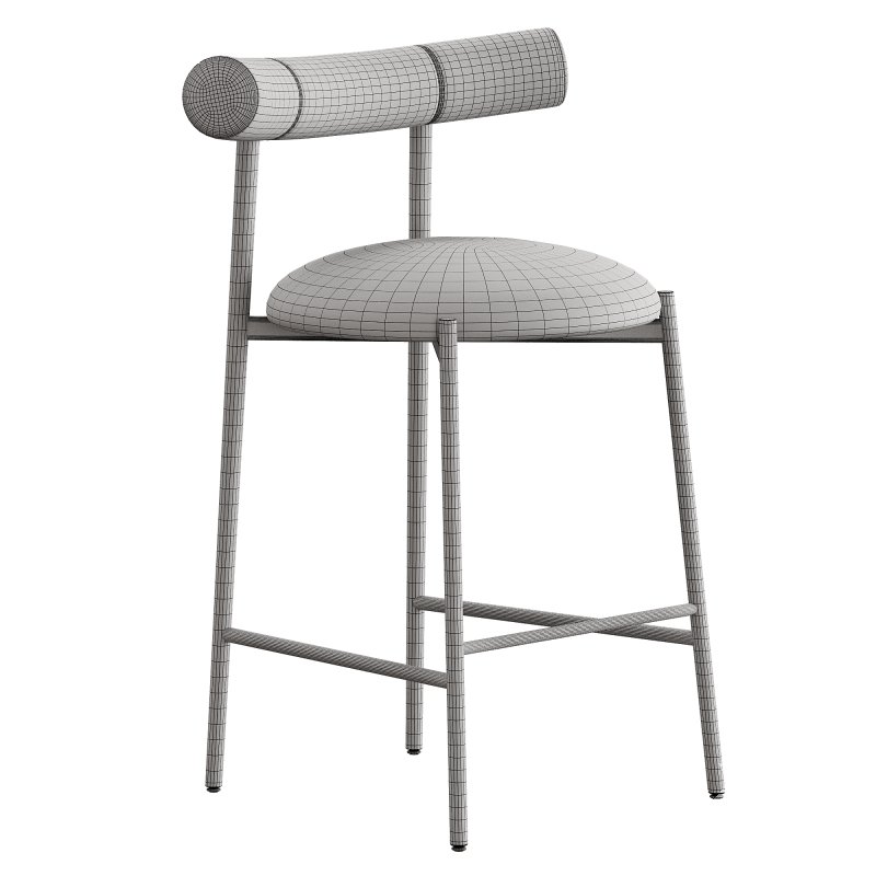 Chairs More Pampa SG 65 Low Green & Black Stool by Studio Pastina - Image 7